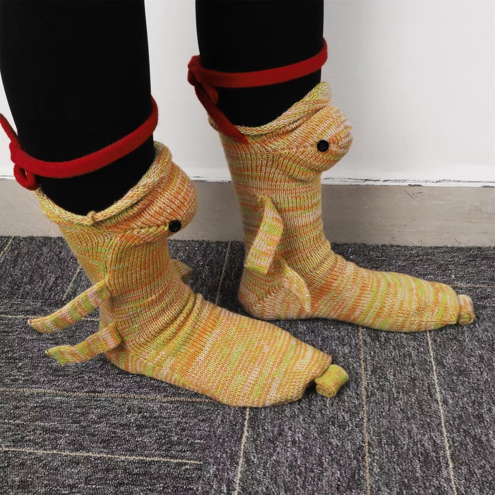 Funky Animal Knit Socks