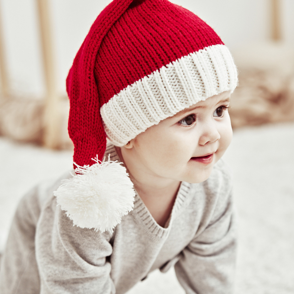 Santa Hat Christmas Knitted Hat