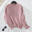  Women Sweater with Arm Lace Up