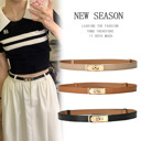  Womens Skinny Leather Belts