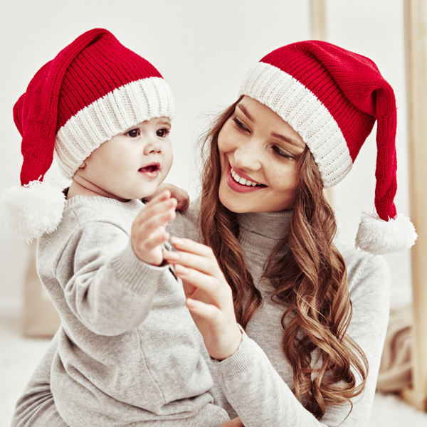 Santa Hat Christmas Knitted Hat