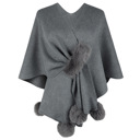  Women's Shawl Wrap Poncho Sweater