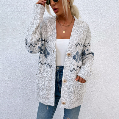Snowflake Knitted Cardigans