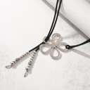  Hollow Flower Choker Necklace