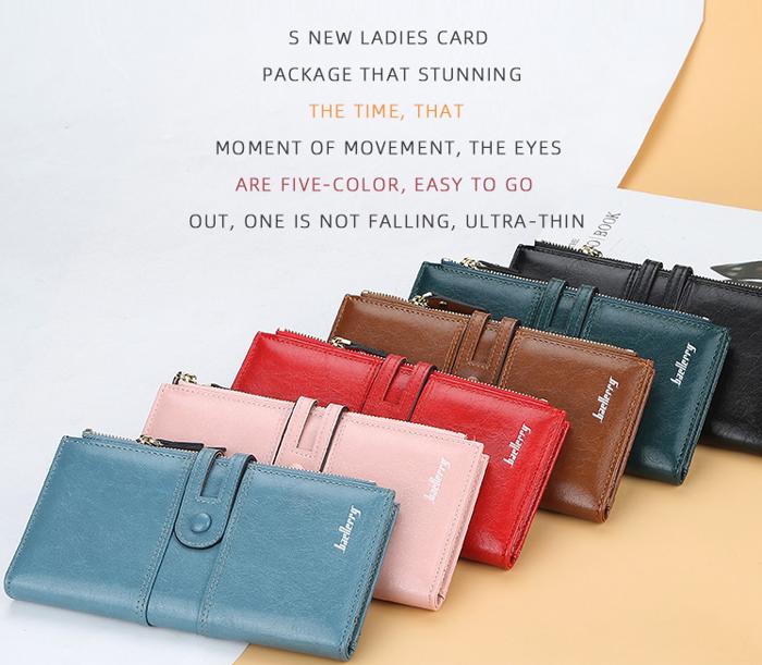Women's Long Buckle Wallet