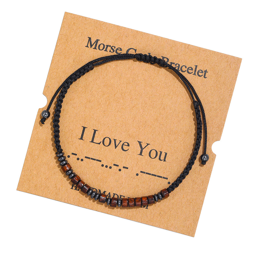 Morse Code Letter Bracelet