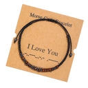  Morse Code Letter Bracelet