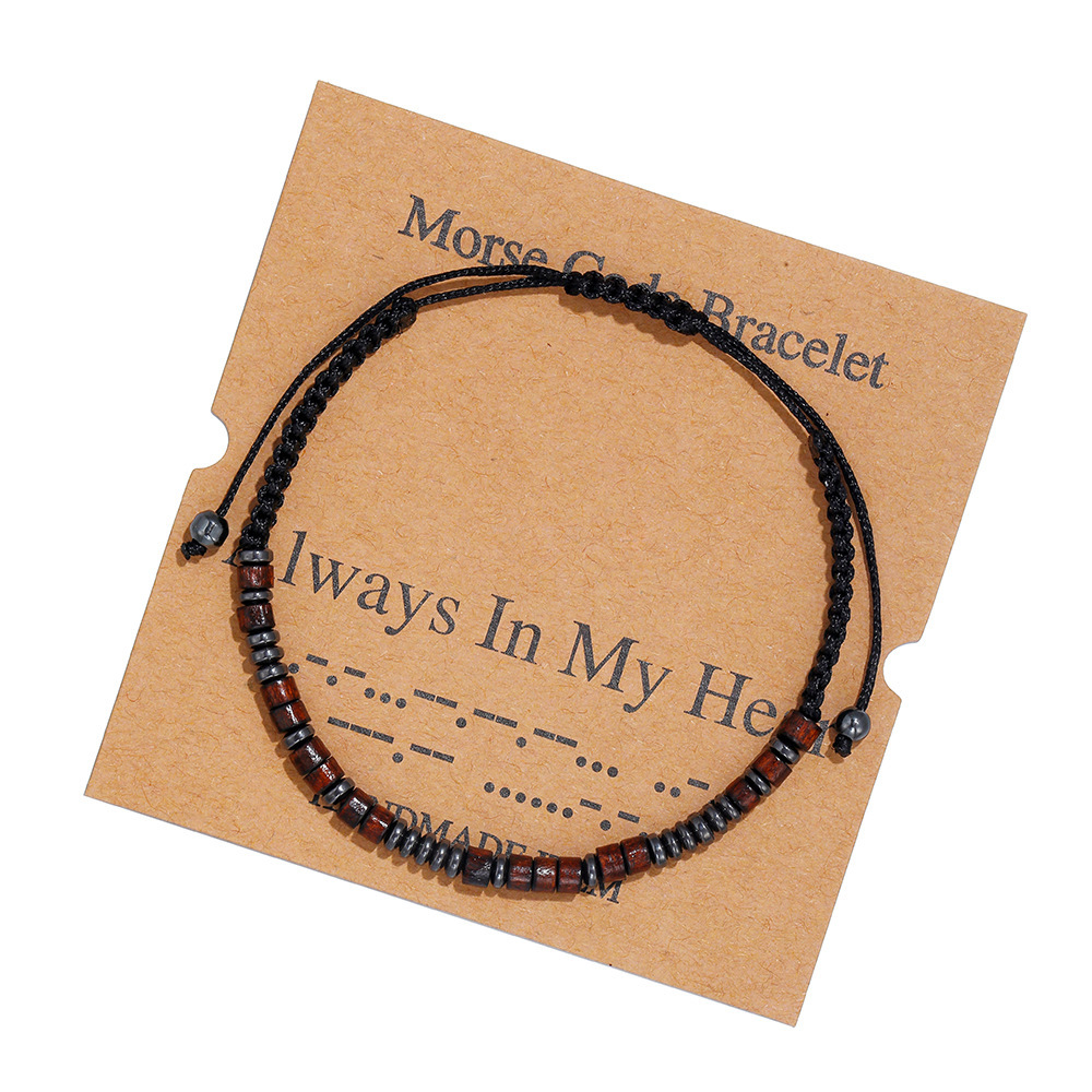 Morse Code Letter Bracelet