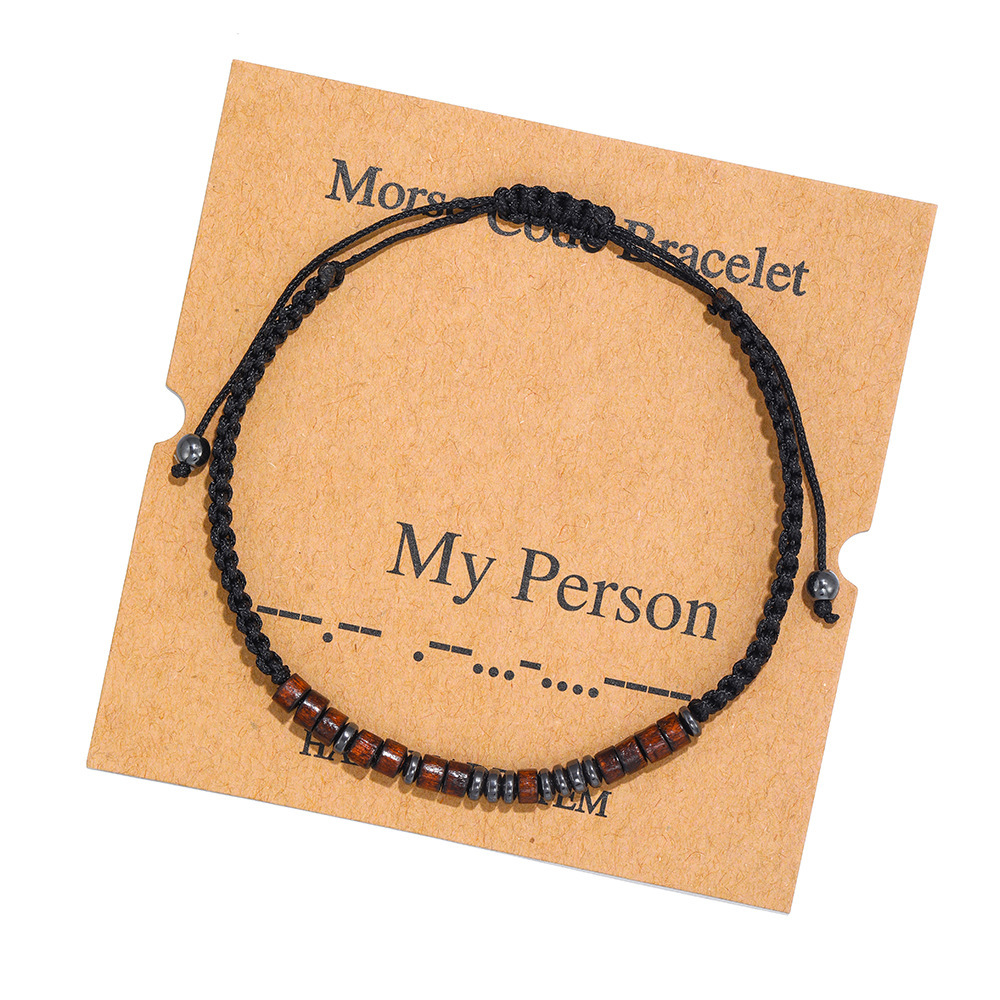 Morse Code Letter Bracelet