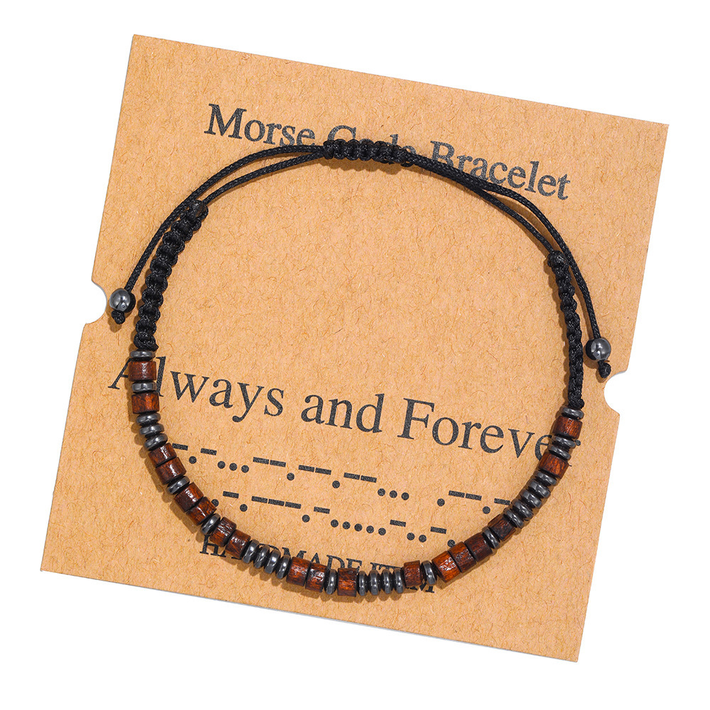 Morse Code Letter Bracelet