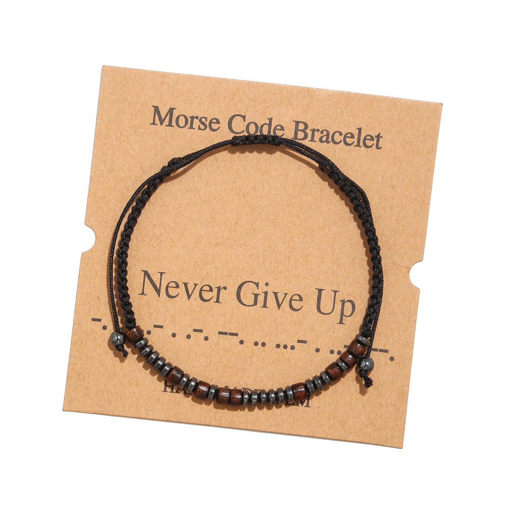 Morse Code Letter Bracelet