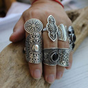  Vintage Knuckle Rings Set