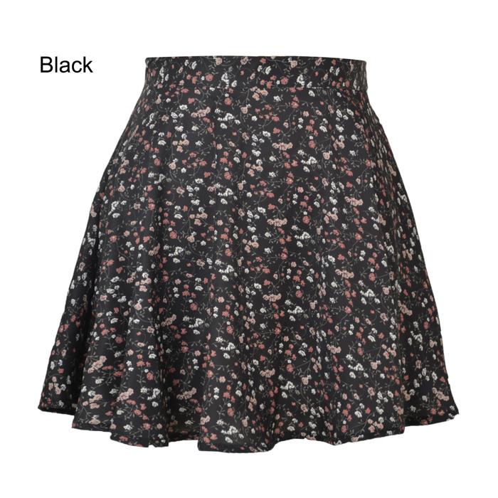  Floral Mini Skirt