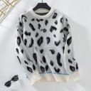  Women's Leopard Sweater