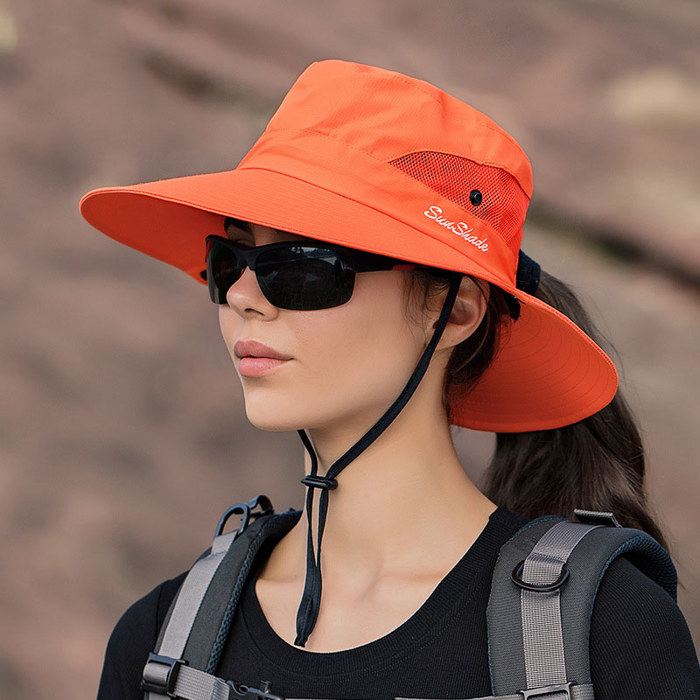 Foldable UV Protection Mesh Sun Hat