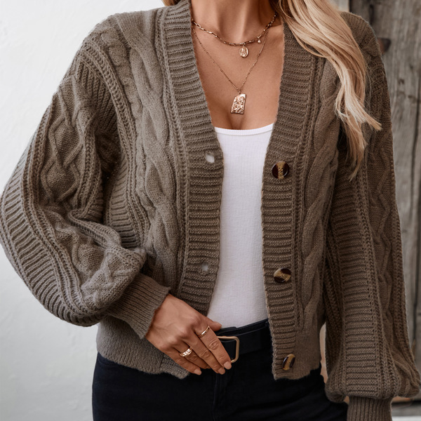 Women's Sweater Open Front Cardigan