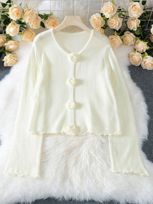 Slim Fit Acrylic Pullover Sweater 