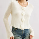  Slim Fit Acrylic Pullover Sweater 