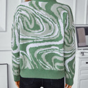  Women's Jacquard Knit Pullover Sweater