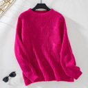 Pink Small Women's Pullover Sweater