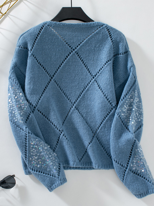 Sequin Knit Sweater