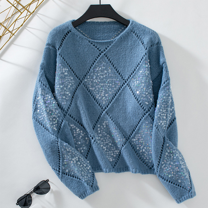 Sequin Knit Sweater