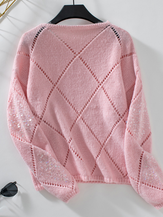Sequin Knit Sweater