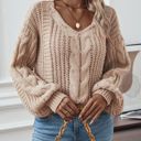  Lantern Sleeve Sweater