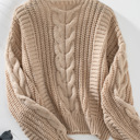  Lantern Sleeve Sweater