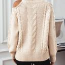  Womens Cold Shoulder Sweater