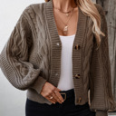  Women's Sweater Open Front Cardigan