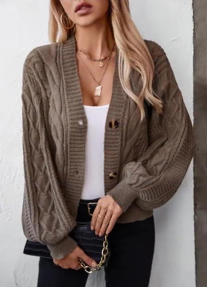 Women's Sweater Open Front Cardigan