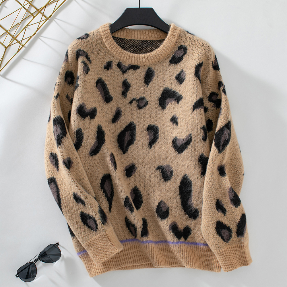 Women's Leopard Sweater