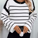  Women's Stripe Sweater