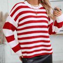  Women's Striped Pullover Sweater