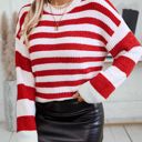  Women's Striped Pullover Sweater