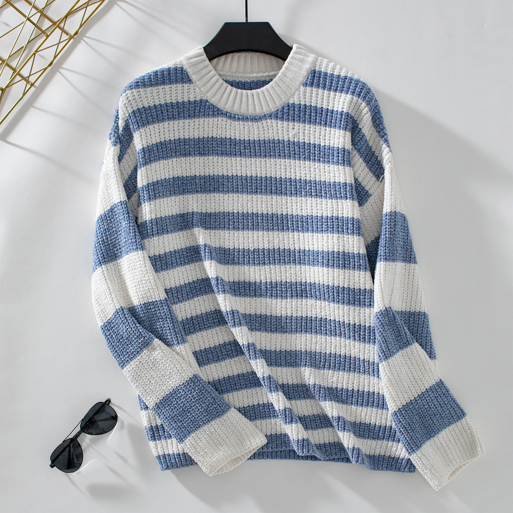 Women's Striped Pullover Sweater