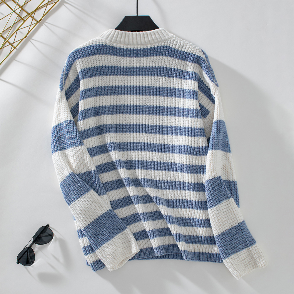 Women's Striped Pullover Sweater