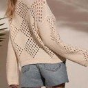  Acrylic Long Sleeve Pullover Sweater