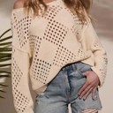  Acrylic Long Sleeve Pullover Sweater