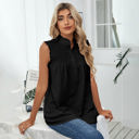 Small Black Sweet Smocked Ruffled Top