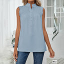 Small Blue Sweet Smocked Ruffled Top