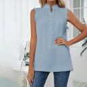 Small Blue Sweet Smocked Ruffled Top