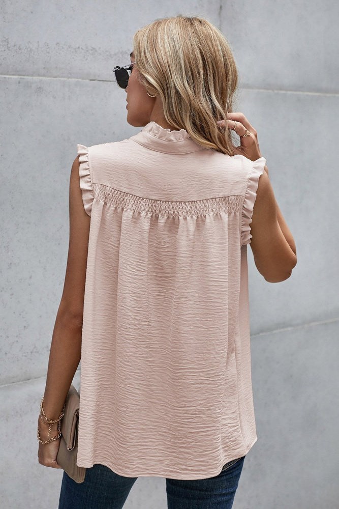 Sweet Smocked Ruffled Top