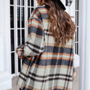 Large Blue Perfect Plaid Shacket