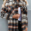 Large Blue Perfect Plaid Shacket