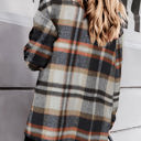 Large Blue Perfect Plaid Shacket