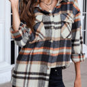 XXL Blue Perfect Plaid Shacket