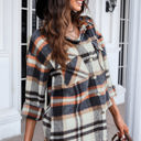 XXL Blue Perfect Plaid Shacket