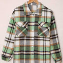 Large Green Perfect Plaid Shacket